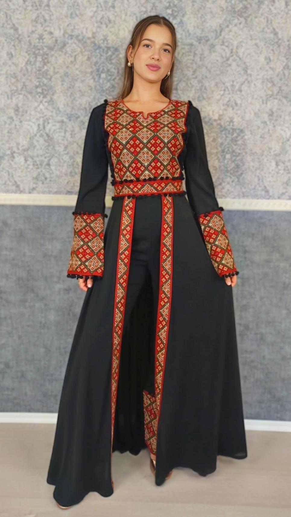 Luxus Overall | Fliegeranzug | Kaftan Frauen | Kaftan | Takschita | marokkanische kaftan | bindalli | Dubai | Henna Kleid | Palestnian dress