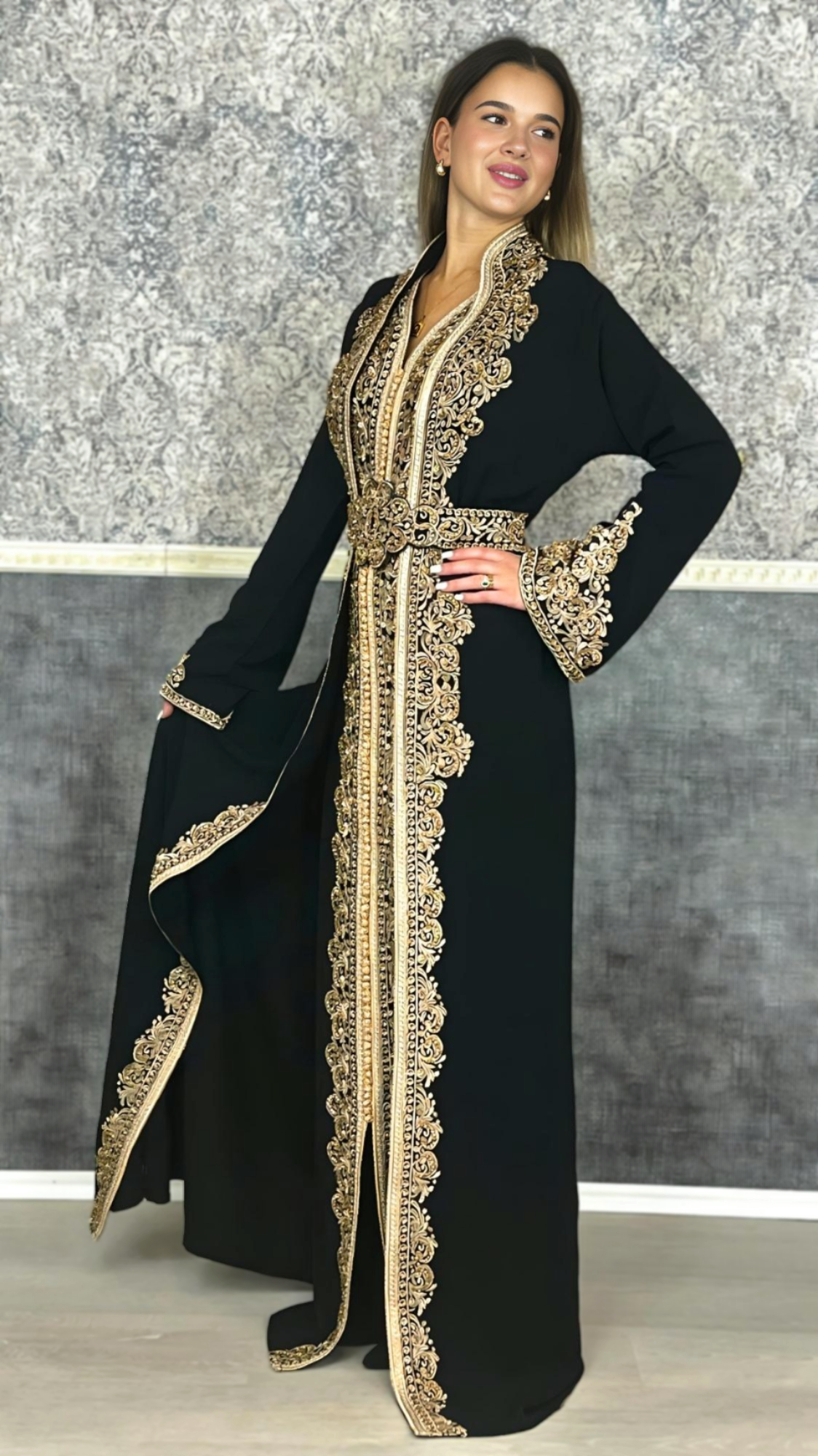 Kaftan leinen | Frauen Kaftan | kaftan schwarz | Takeshita