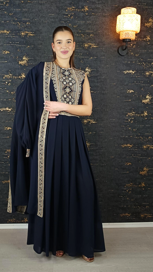 Bestickter Overall ,Kaftan Frauen,Kaftan,Arabisch Kaftan,Dubai Kaftan