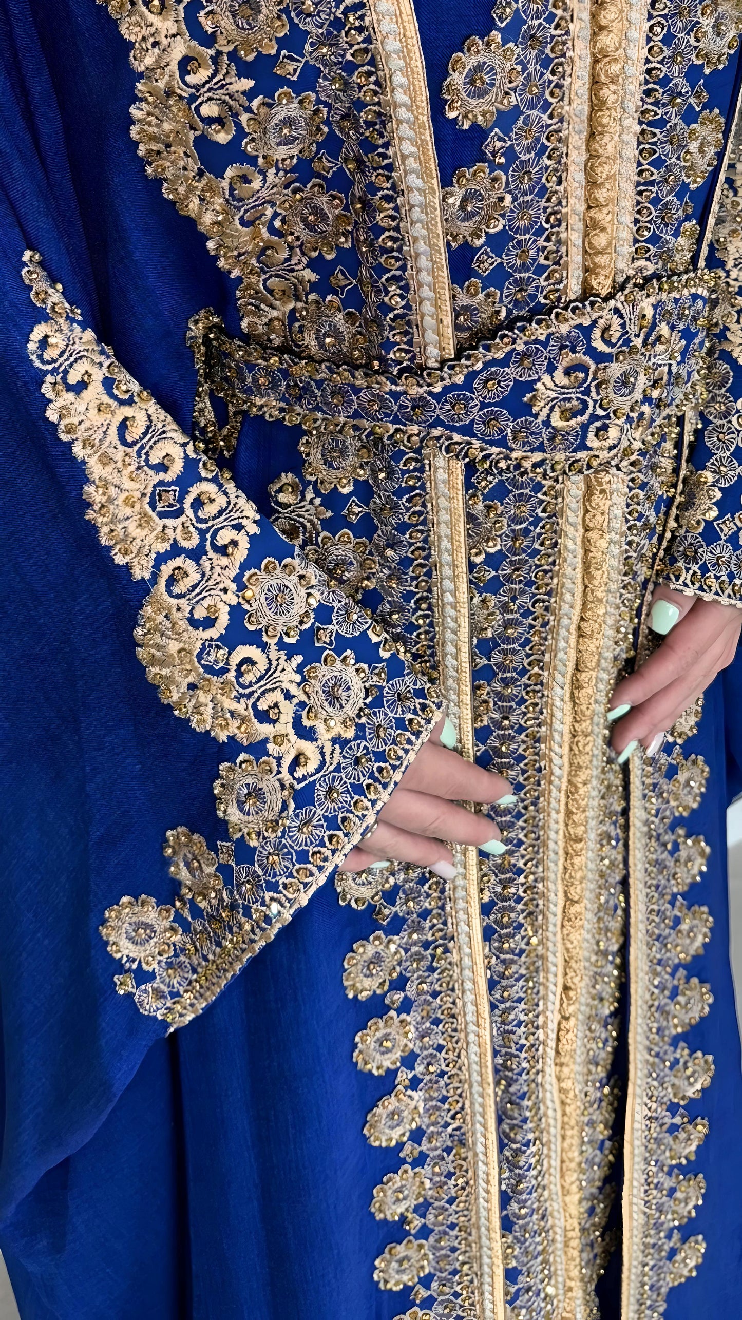 Dubai Kaftan,takschita,Henna Kleid,Kaften Blau,Bestickter Kaftan,Kaftan Damen