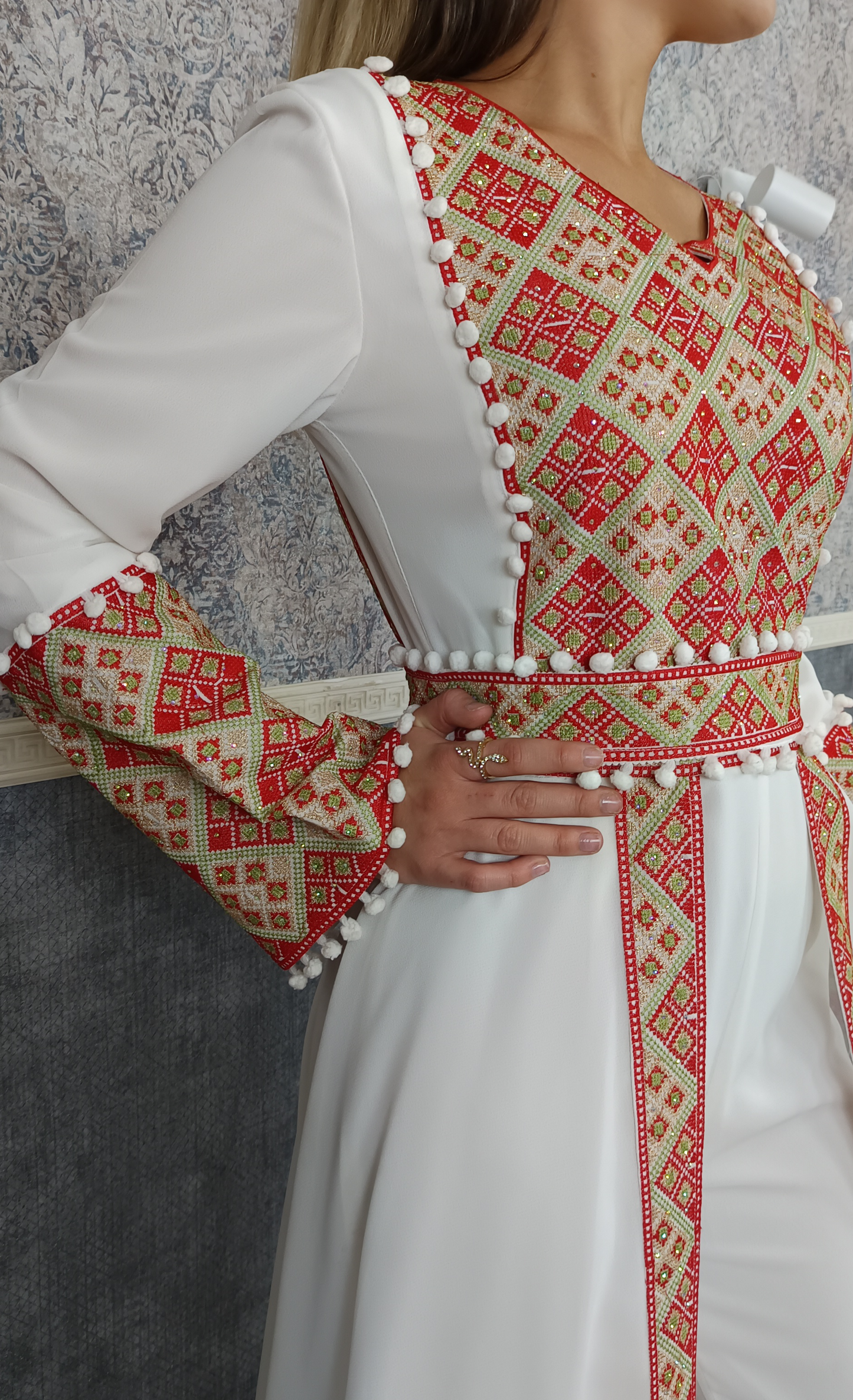 Luxus Overall | Fliegeranzug | Kaftan Frauen | Kaftan | Takschita | marokkanische kaftan | bindalli | Dubai | Henna Kleid | Palestnian dress