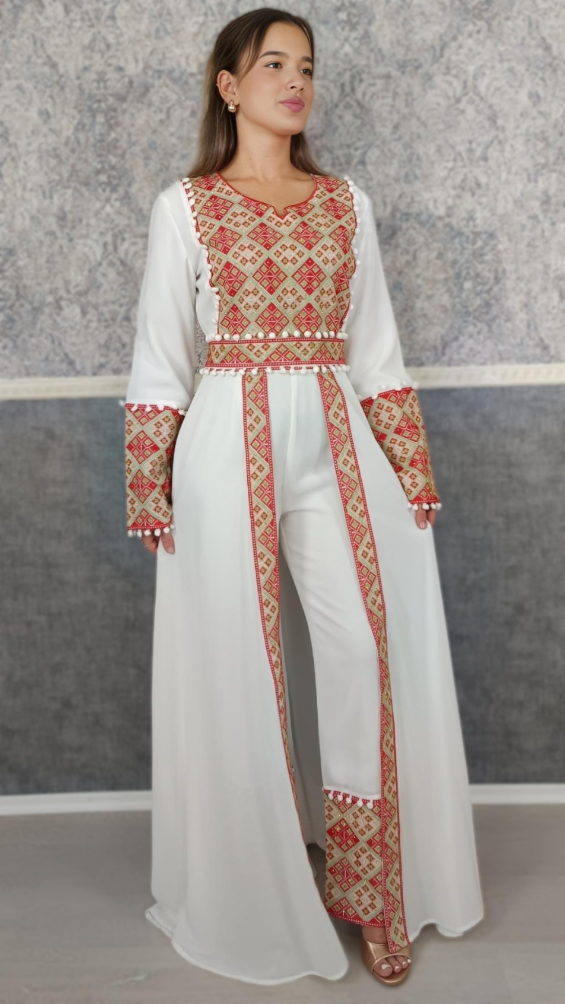 Luxus Overall | Fliegeranzug | Kaftan Frauen | Kaftan | Takschita | marokkanische kaftan | bindalli | Dubai | Henna Kleid | Palestnian dress