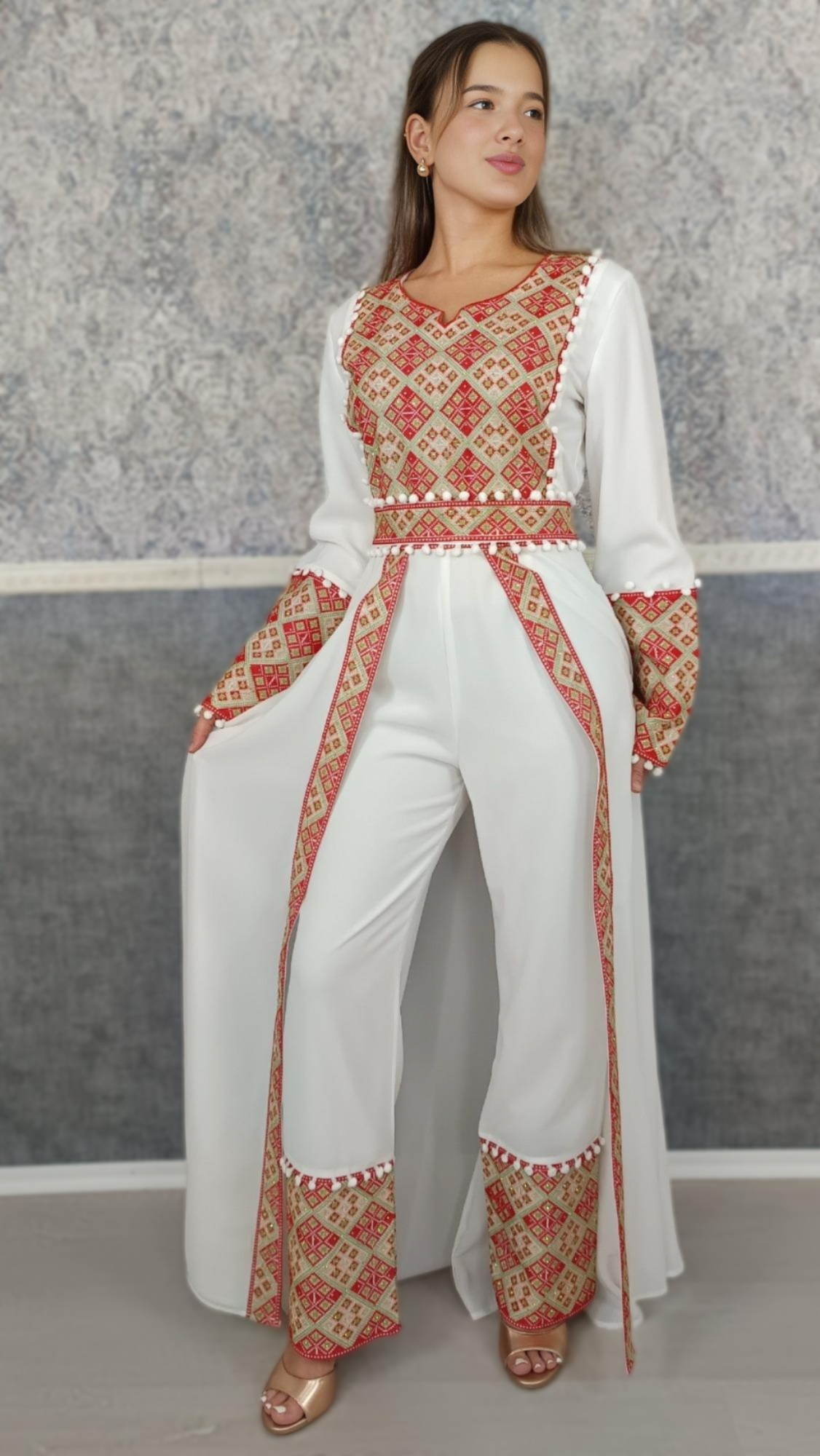 Luxus Overall | Fliegeranzug | Kaftan Frauen | Kaftan | Takschita | marokkanische kaftan | bindalli | Dubai | Henna Kleid | Palestnian dress