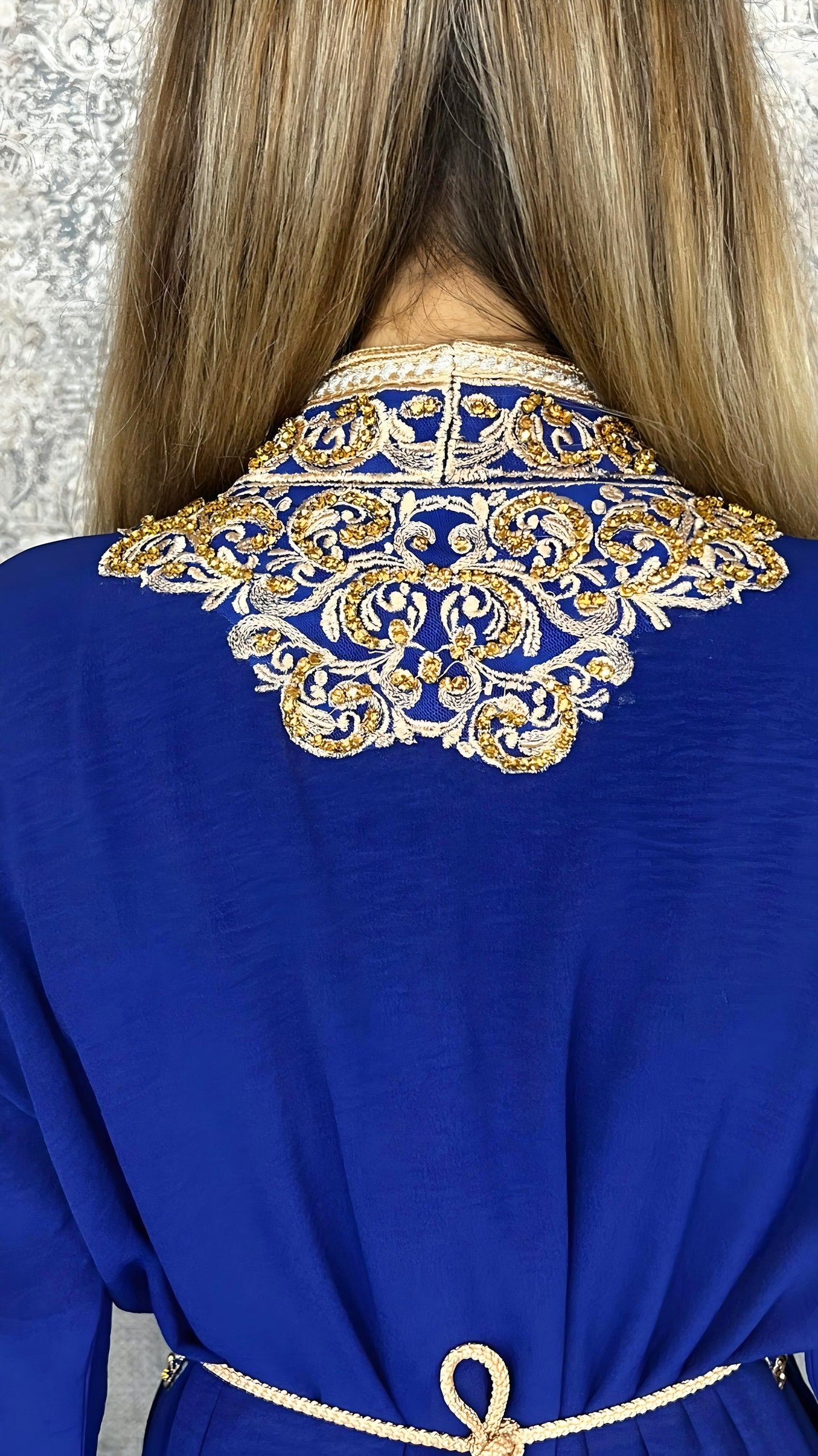 marokkanisches Kleid | Kaftan Frauen | Kaftan Blau | Braut Kaftan | Henna Kleid