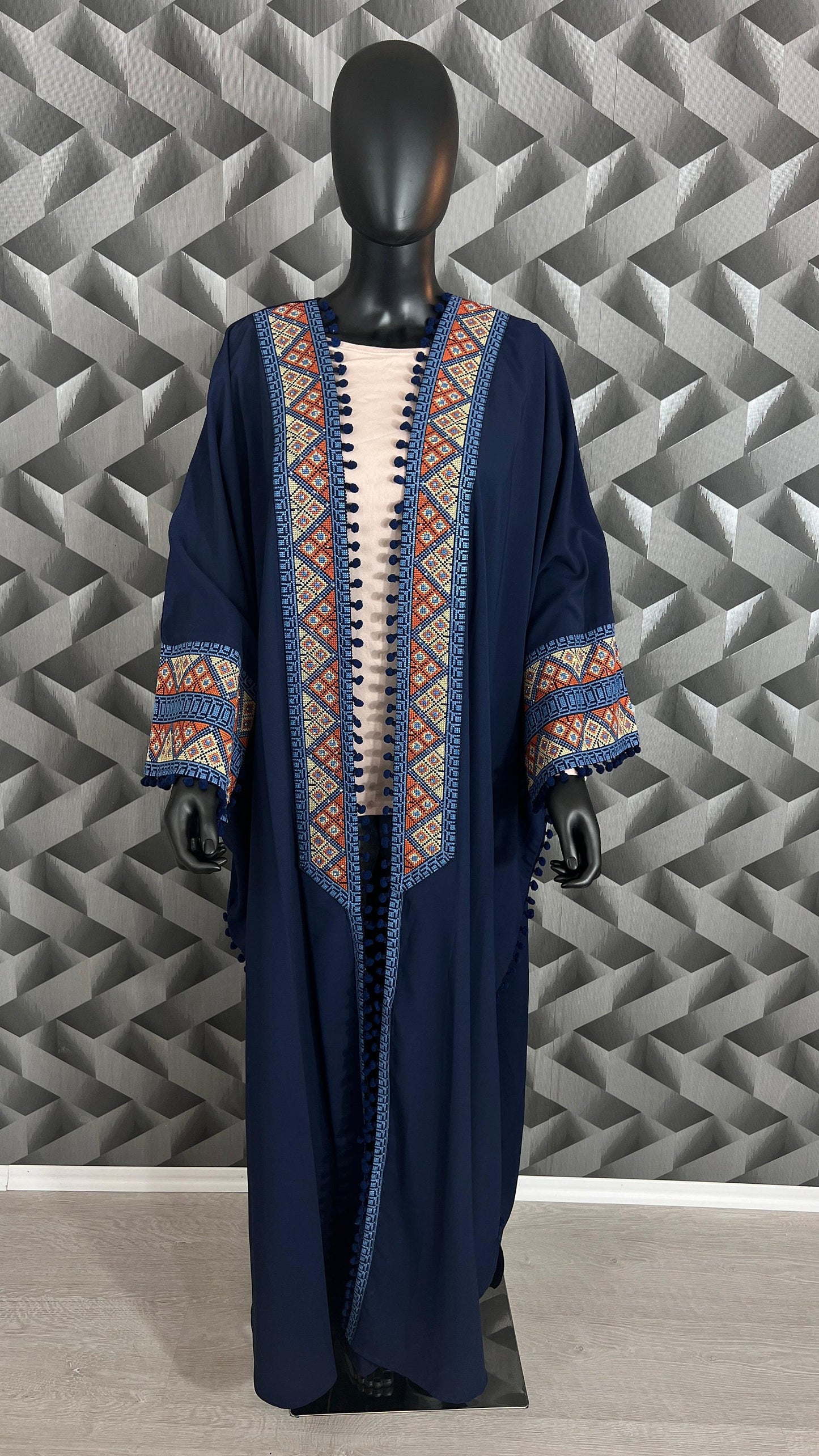 bestickter Kaftan | Bisht Besme | Abaya | Kaftan | Caftan | Henna Abaya | Kaftan Frauen | Abaya Damen |  Palästina Robe | Arabische Abaya __etsy:5838606918