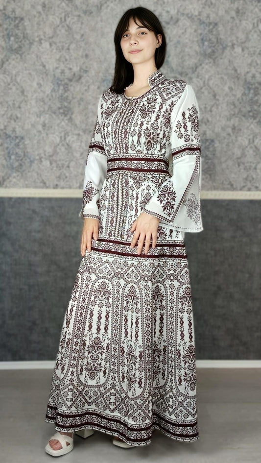 Bestickter Kaftan,Kaftan Frauen,Kaftan,abaya,Abenkleid,Hochzeit,marokkanische,Arabisch,Dubai Kaftan,Henna Kleid,Palästinensische kaftan (etsy image id: 6379983876)
