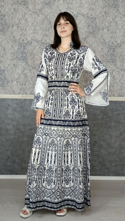Bestickter Kaftan,Kaftan Frauen,Kaftan,abaya,Abenkleid,Hochzeit,marokkanische,Arabisch,Dubai Kaftan,Henna Kleid,Palästinensische kaftan (etsy image id: 6385719342)