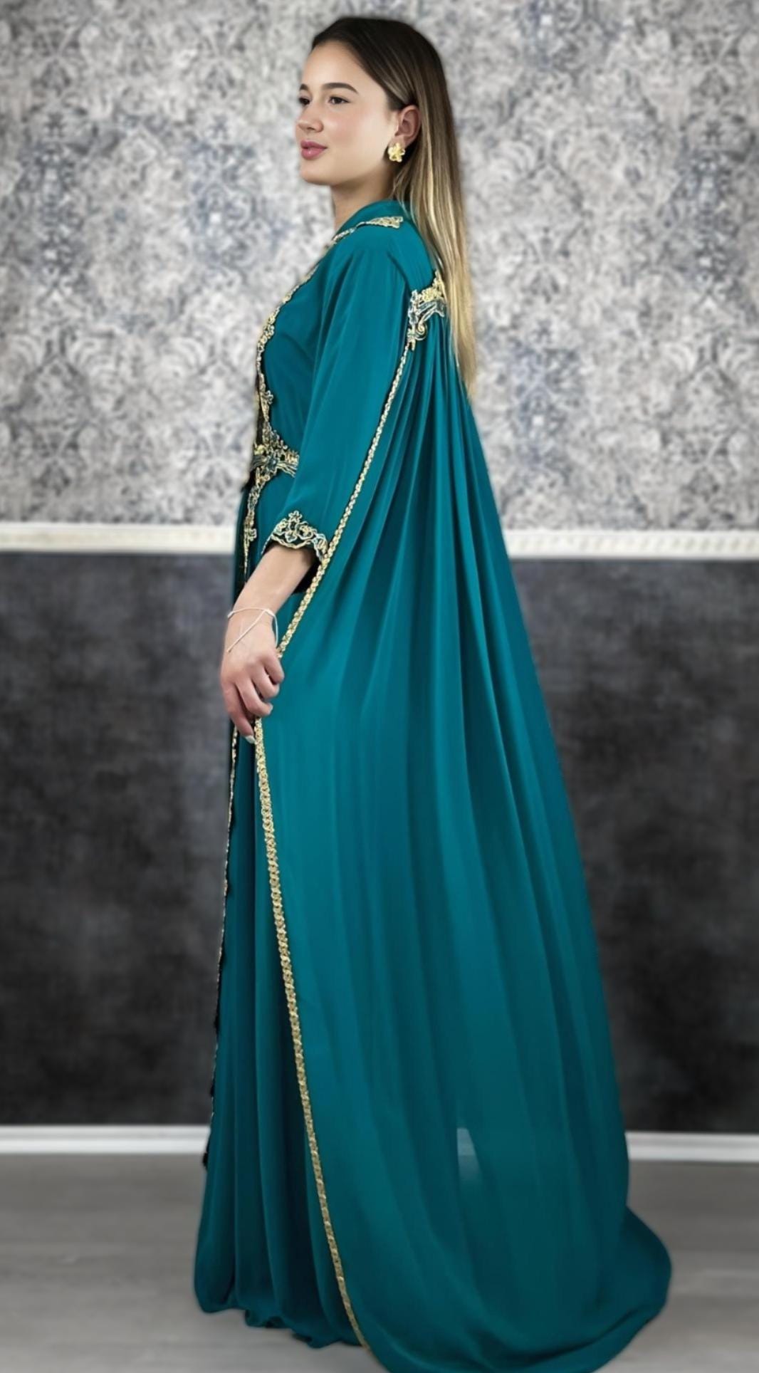 Kaftan Frauen | Kaftan | Bestickter Kaftan | Takschita | marokkanische kaftan | Arabisch Kaftan | Dubai Kaftan | bindalli | henna Kleid __etsy:6426755906