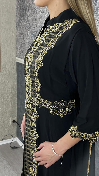 Kaftan Frauen | Kaftan | Bestickter Kaftan | Takschita | marokkanische kaftan | Arabisch Kaftan | Dubai Kaftan | bindalli | henna Kleid __etsy:6426811060