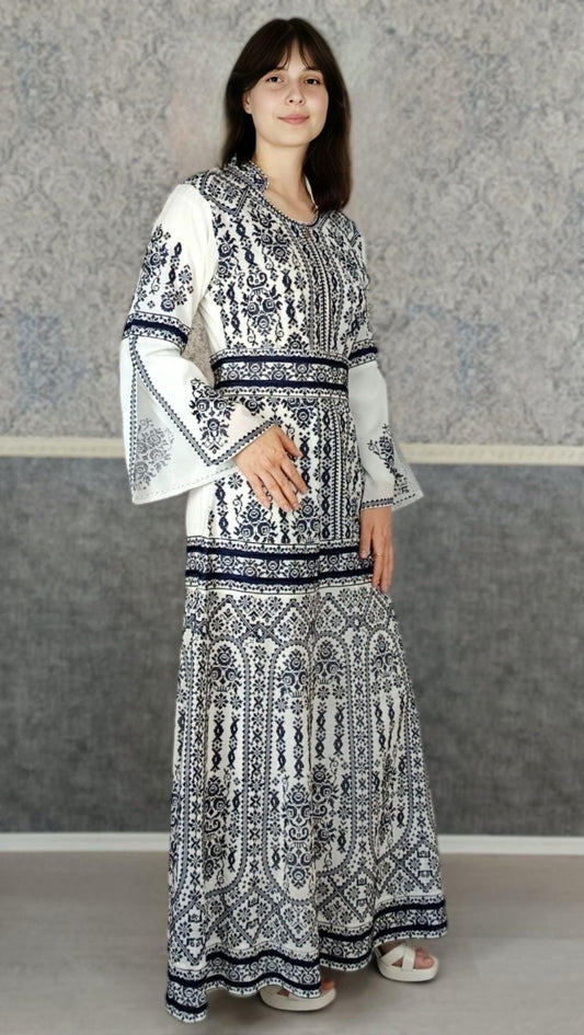 Bestickter Kaftan,Kaftan Frauen,Kaftan,abaya,Abenkleid,Hochzeit,marokkanische,Arabisch,Dubai Kaftan,Henna Kleid,Palästinensische kaftan (etsy image id: 6433801237)