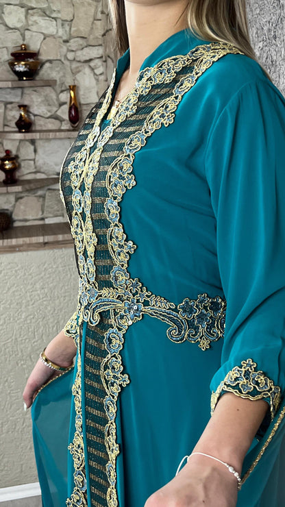 Kaftan Frauen | Kaftan | Bestickter Kaftan | Takschita | marokkanische kaftan | Arabisch Kaftan | Dubai Kaftan | bindalli | henna Kleid __etsy:6474851033
