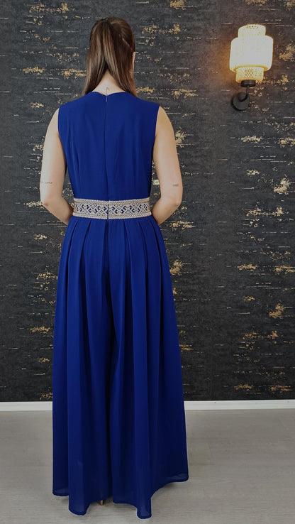 Overall Sindibad mit Abaya, royalblau, Hochzeit, Hosenanzug, Jumpsuit, Dubai Kaftan, Hennakleid, Kaftan Dress, Kaftan Frauen, Abendkleid (etsy image id: 6646535585)