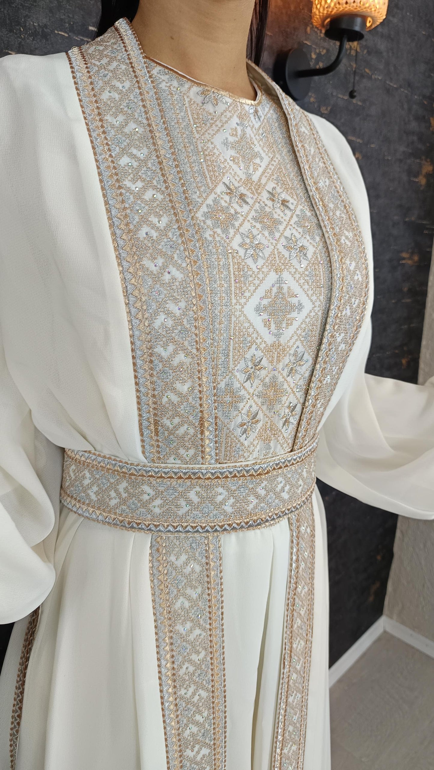 Overall Sindibad Abaya, weiß, Hochzeit, Hosenanzug, Jumpsuit, Dubai Kaftan, Hennakleid, Kaftan Dress, Kaftan Frauen, Abendkleid, Verlobung (etsy image id: 6649396601)