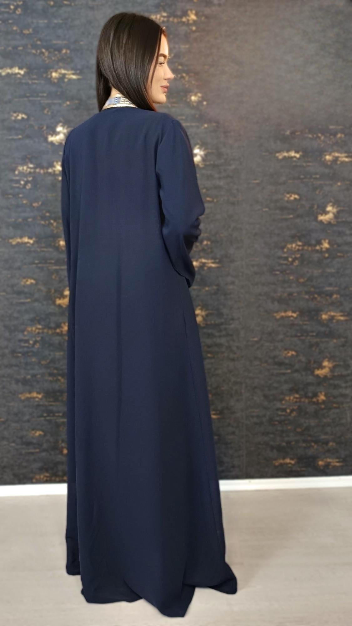 Luxus Overall Dubai, dunkelblau, Hosenanzug, Jumpsuit, Kaftan, Hennakleid, Kaftan Dress, Kaftan Frauen, Abendkleid, Verlobung,Abschlusskleid __etsy:6874924556