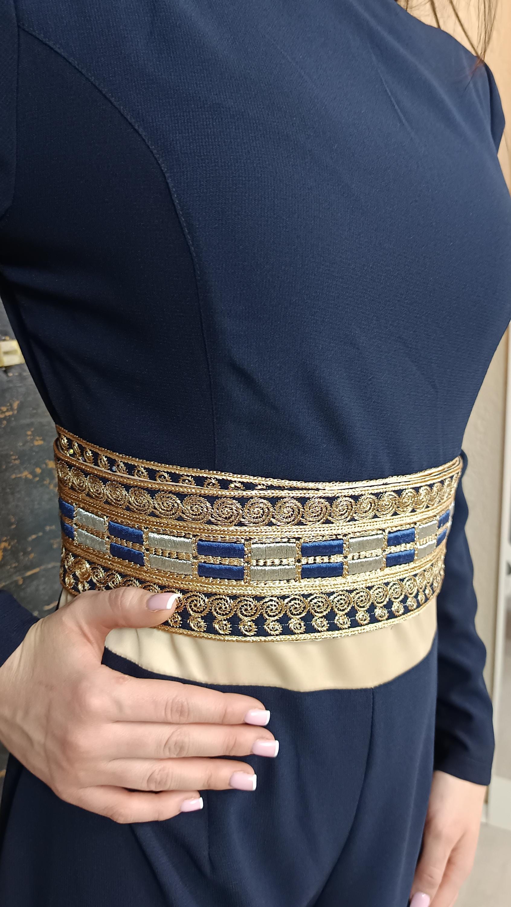 Luxus Overall Dubai, dunkelblau, Hosenanzug, Jumpsuit, Kaftan, Hennakleid, Kaftan Dress, Kaftan Frauen, Abendkleid, Verlobung,Abschlusskleid __etsy:6922901199