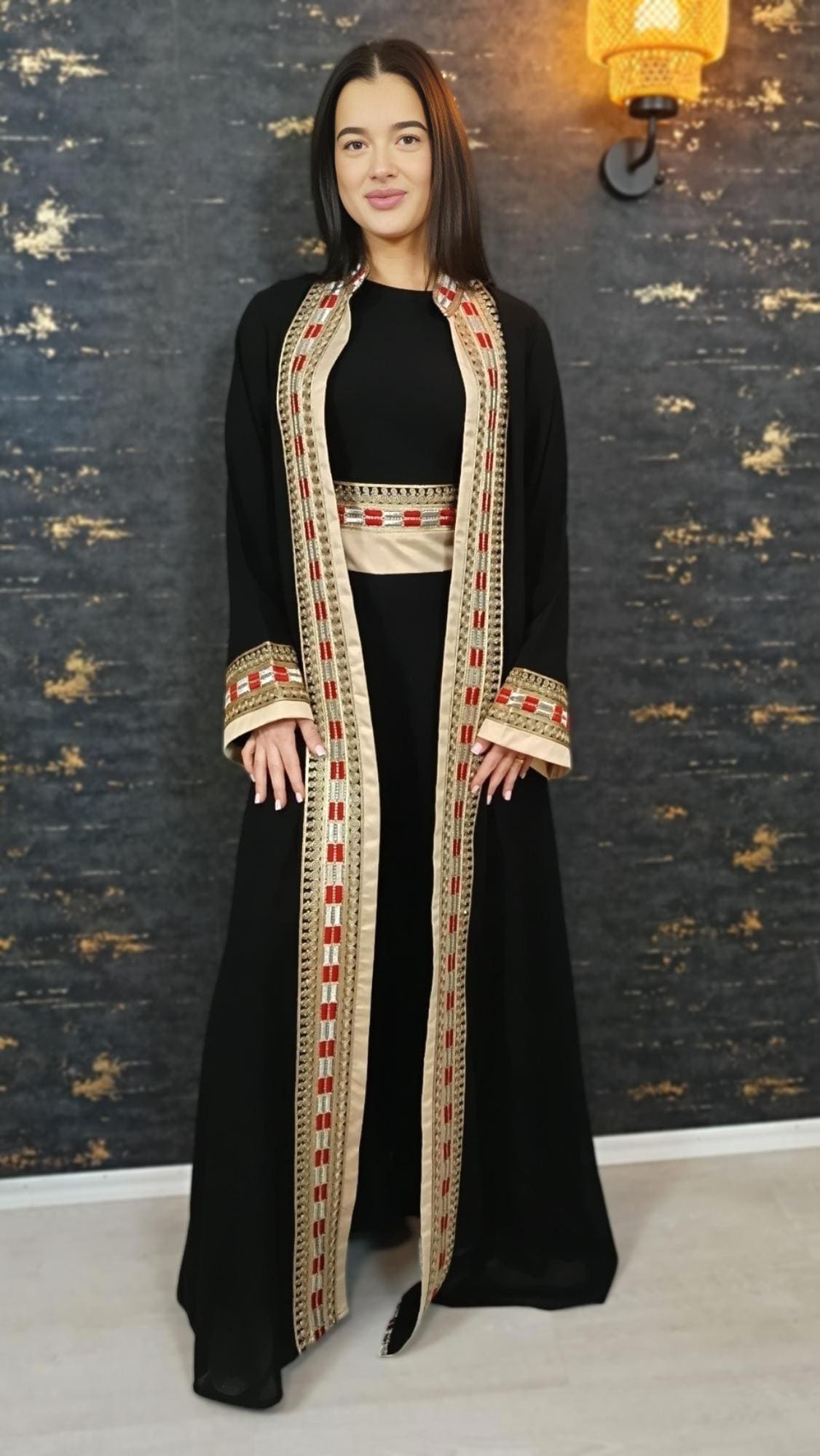 Luxus Overall Dubai, schwarz, Hosenanzug, Jumpsuit, Kaftan, Hennakleid, Kaftan Dress, Kaftan Frauen, Abendkleid, Verlobung, Abschlusskleid __etsy:7001367204