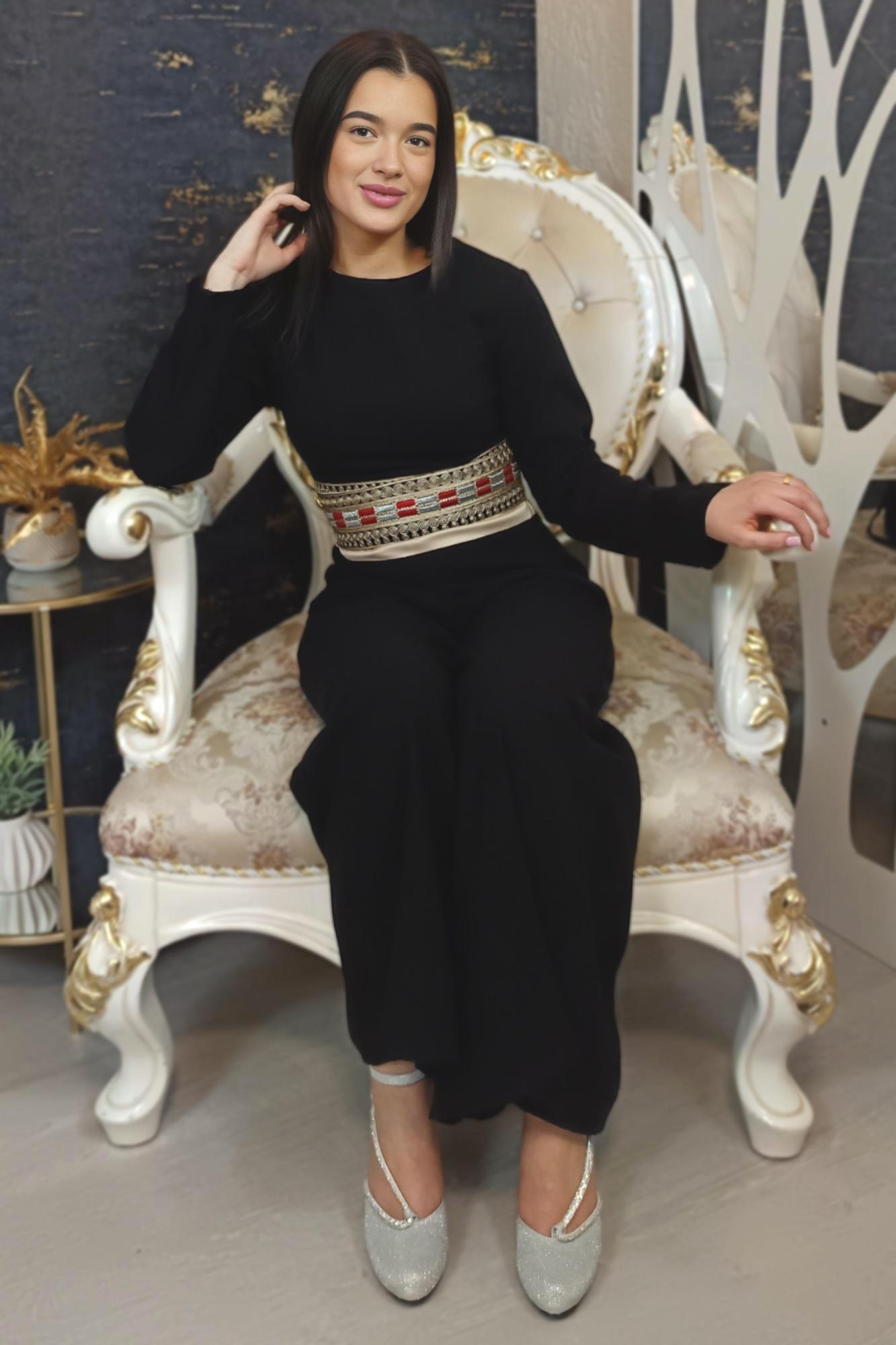 Luxus Overall Dubai, schwarz, Hosenanzug, Jumpsuit, Kaftan, Hennakleid, Kaftan Dress, Kaftan Frauen, Abendkleid, Verlobung, Abschlusskleid __etsy:7001385366