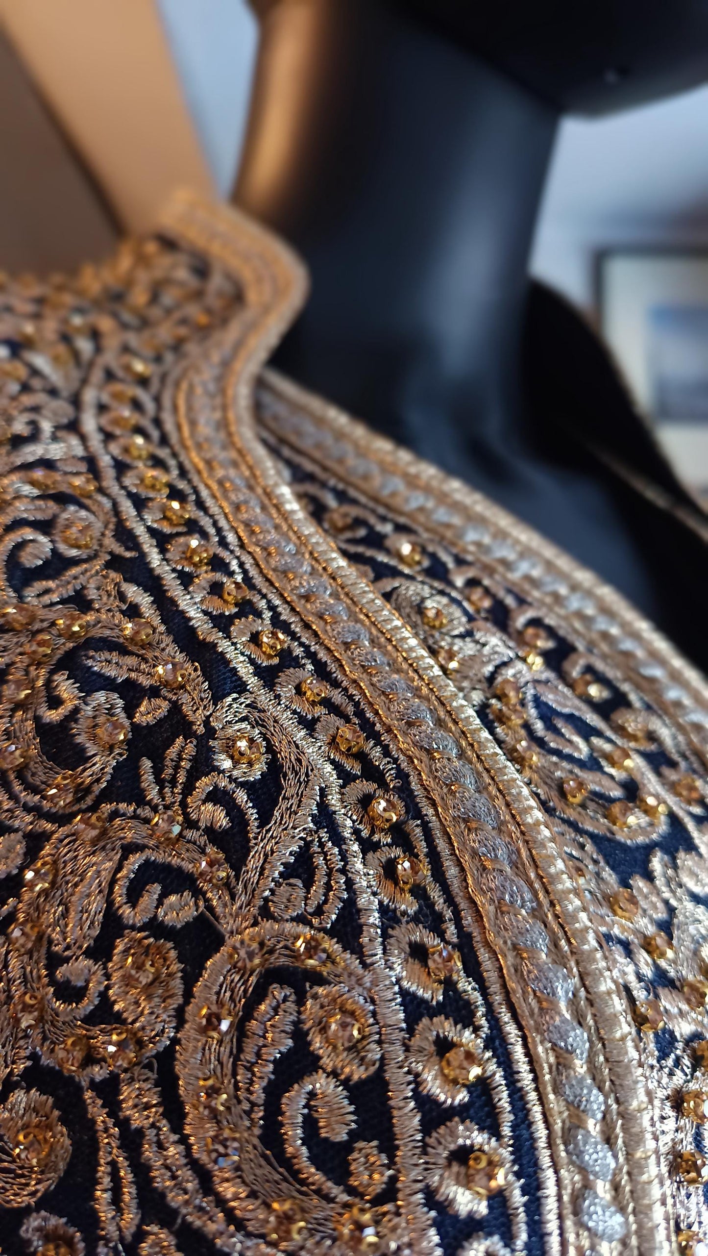 Dunkelblau Kaftan | Frauen Kaftan |(L) | traditionelles Kleid | marokkanische kaftan | Henna Kleid | Takeshita | Kaftan für Hochzeit __etsy:7057174889