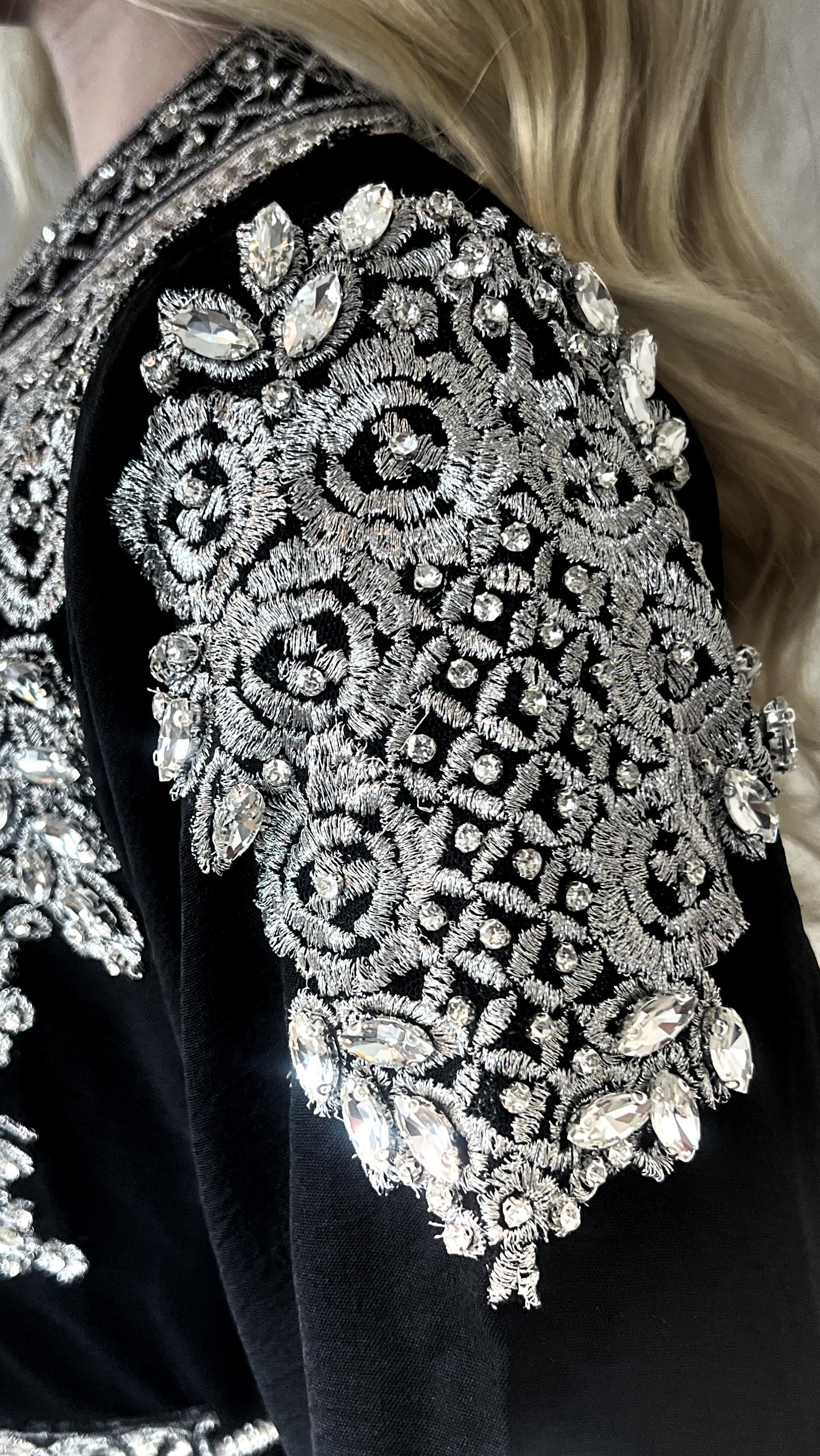 Schwarzer Kaftan für Frauen – Marokkanisches Abendkleid, Schwarzer Boho Kaftan – Festliches Kleid für Henna, S-XXL,  Schwarze Takschita (etsy image id: 7259074558)