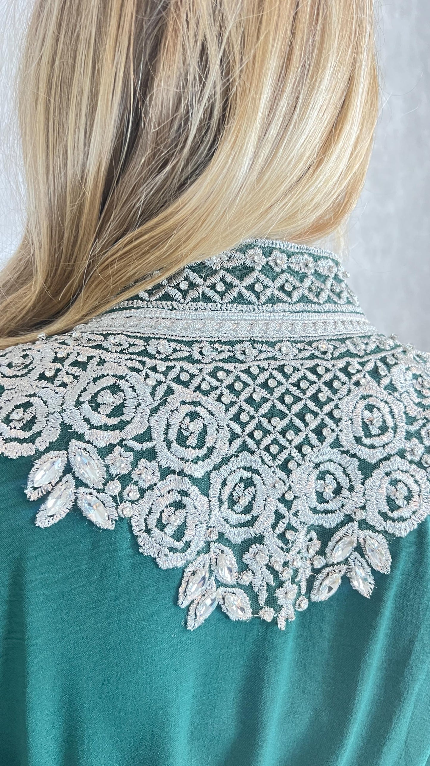 Takeshita | Henna Kleid | Kaftan Frauen | Kaftan Dunkelgrün | Hochzeit | marokkanische kaftan | Ukrainisches besticktes kleid __etsy:7445174441