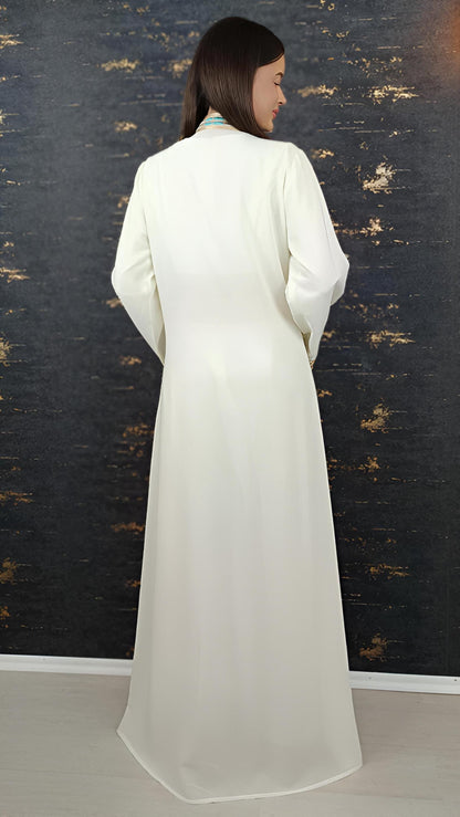 Luxus Overall Dubai, weiß, Hochzeit, Hosenanzug, Jumpsuit, Kaftan, Hennakleid, Kaftan Dress, Kaftan Frauen, Abendkleid, Abschlusskleid __etsy:7731818137