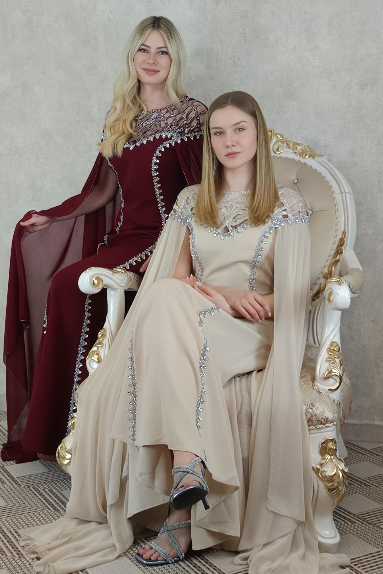 Kleid für Verlobung , Abschlusskleid , Abendkleid , Festliches Kleid ärmellos mit eleganter Schleppe , Ballkleid Damen , Abiball Kleid rot. __etsy:7910813510