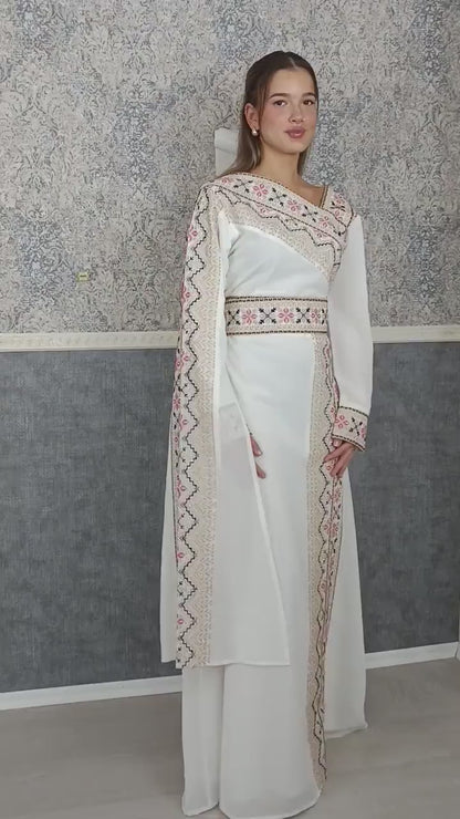 Bestickter Kaftan,Kaftan Frauen,Kaftan,abaya,Abenkleid,Hochzeit,marokkanische,Arabisch,Dubai Kaftan,Henna Kleid,Golnaar