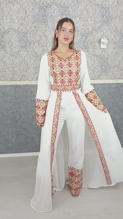 Luxus Overall | Fliegeranzug | Kaftan Frauen | Kaftan | Takschita | marokkanische kaftan | bindalli | Dubai | Henna Kleid | Palestnian dress