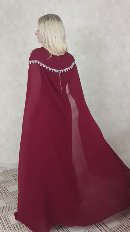 Kleid für Verlobung , Abschlusskleid , Abendkleid , Festliches Kleid ärmellos mit eleganter Schleppe , Ballkleid Damen , Abiball Kleid rot.